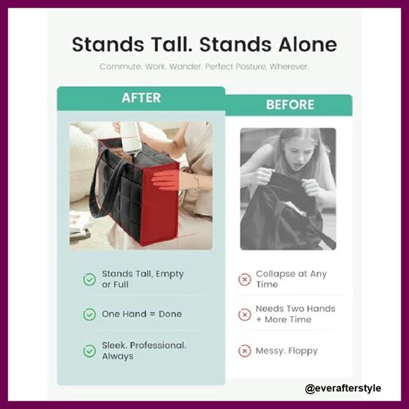 Puffer Quilted Laptop Tote Bag Professional Lightweight Travel Shoulder Purse - Picture 5 of 7